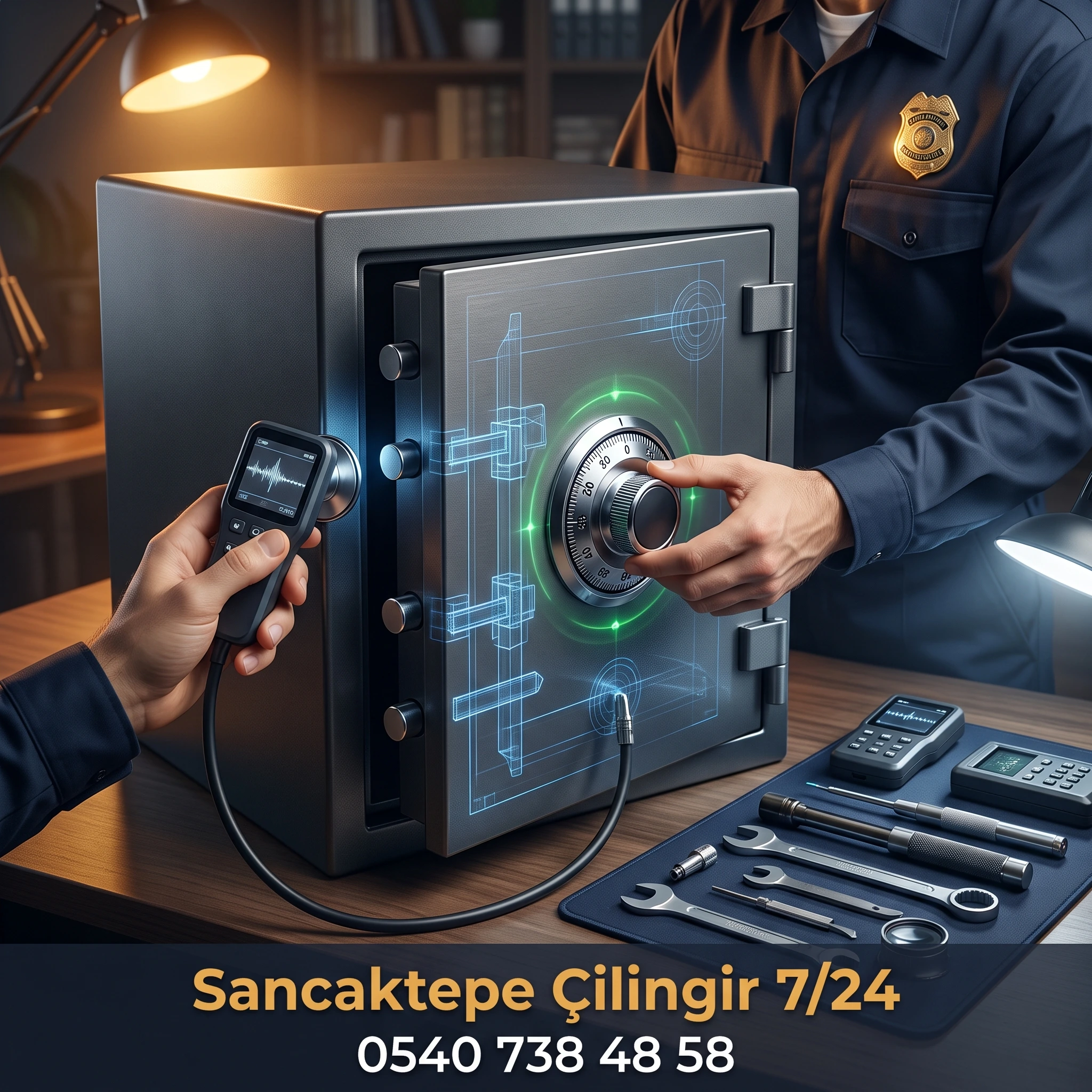 Sancaktepe Çilingir Hasarsız Çelik Kasa Açma